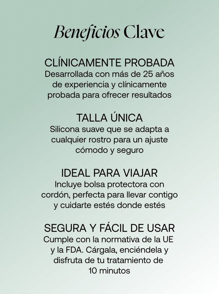 Máscara Facial LED Dual Light Pro - Therapy - UKLASH España