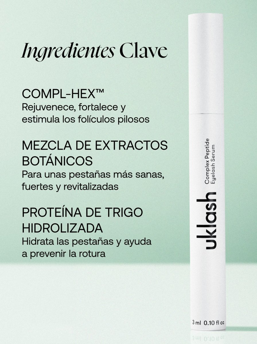 Set Sérum Complex Peptide para Pestañas + Máscara de Pestañas Volume Boost - UKLASH España