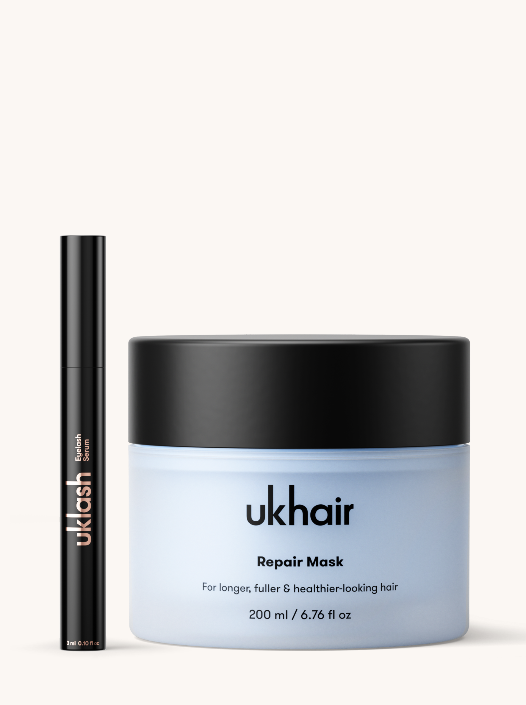 Set Sérum de Crecimiento de Pestañas + Mascarilla Reparadora del Cabello