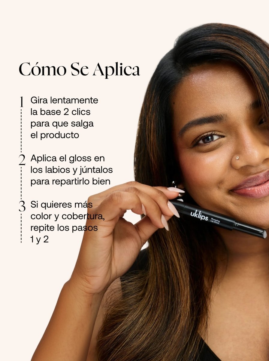 Lip Gloss Voluminizador - Transparente - UKLASH España