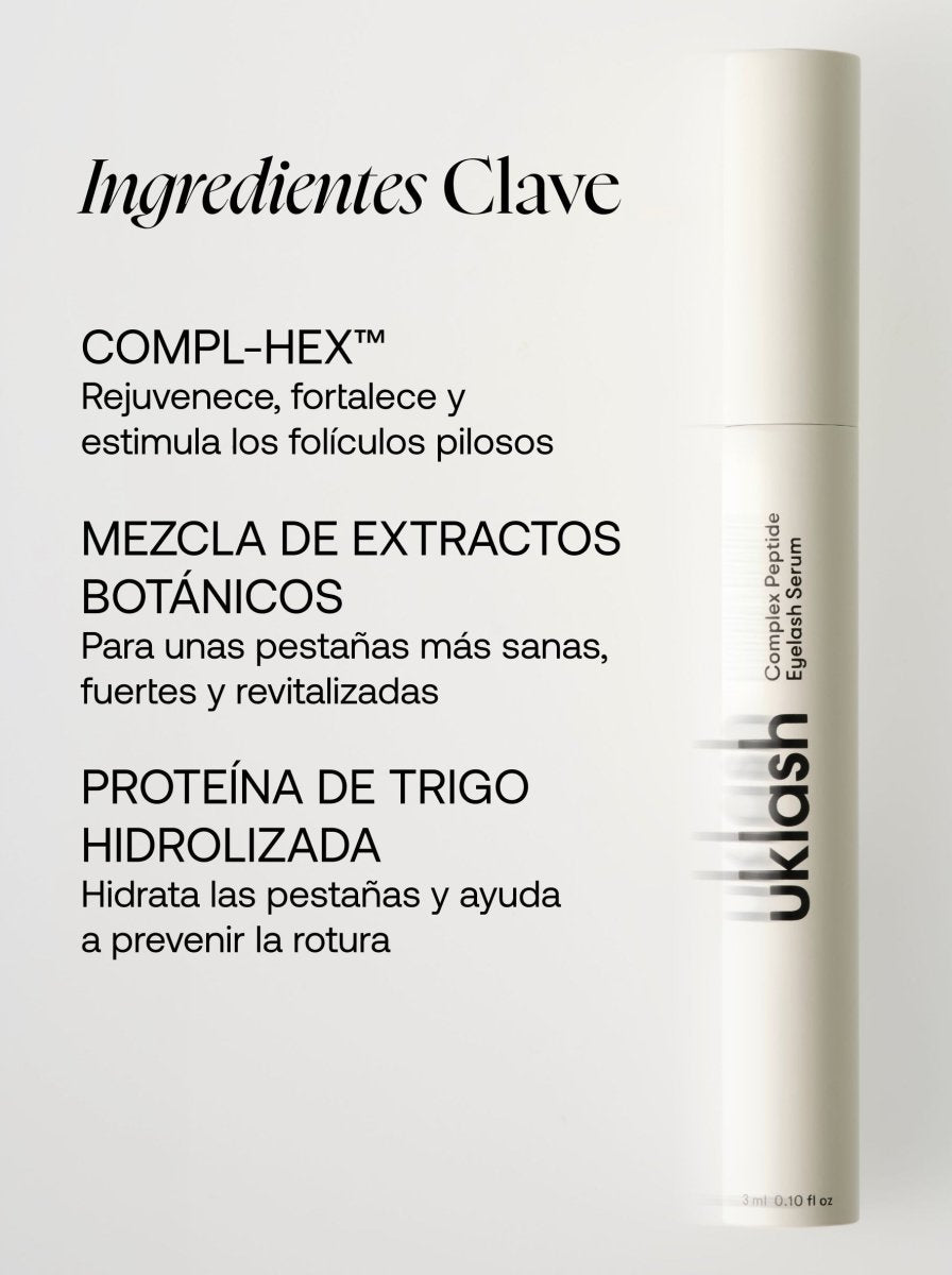 Sérum Complex Peptide para Pestañas - UKLASH España