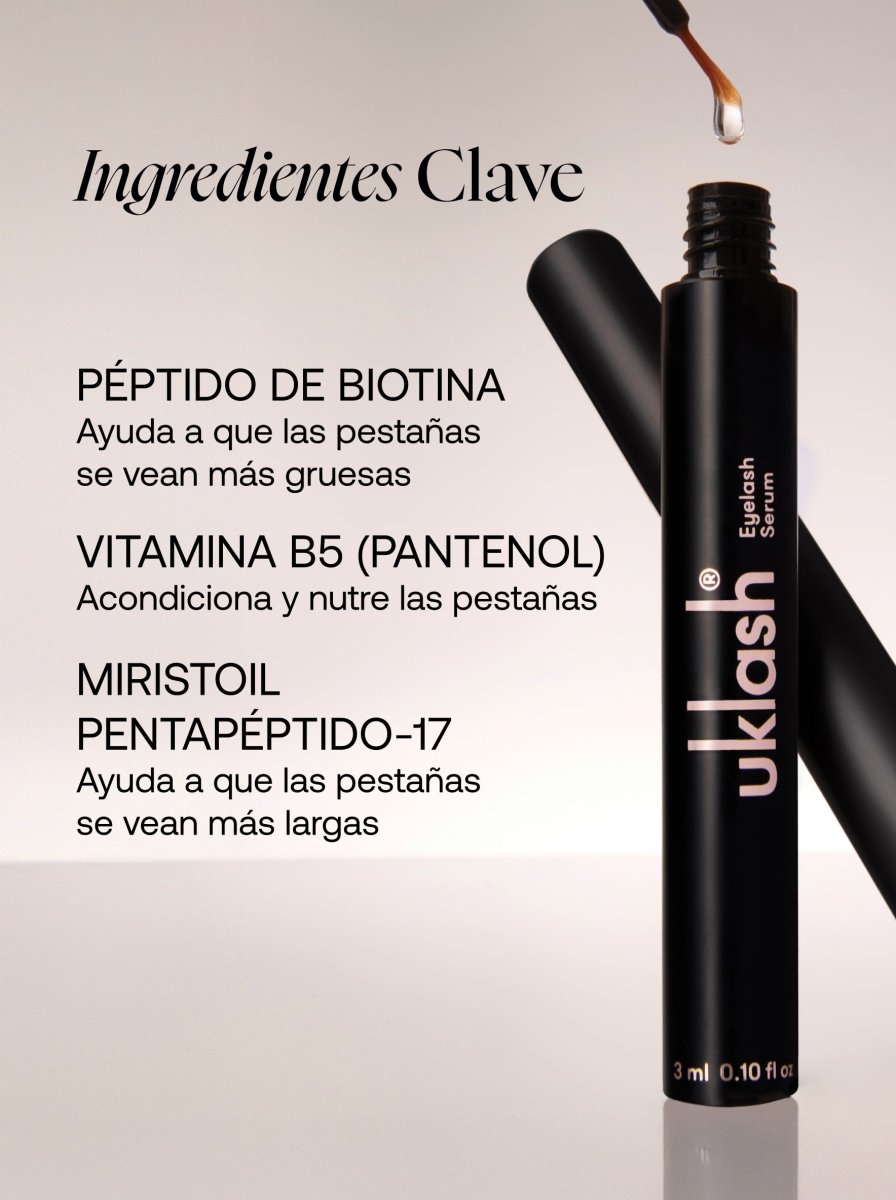 Sérum de Crecimiento de Pestañas + Suplementos Capilares Avanzados - UKLASH España