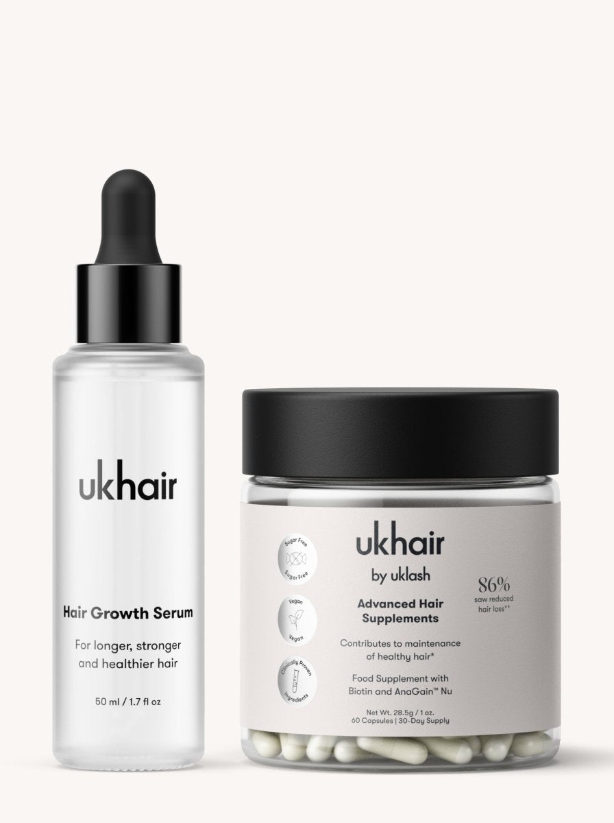 Sérum de Crecimiento del Cabello + Suplementos Capilares Avanzados - UKLASH España
