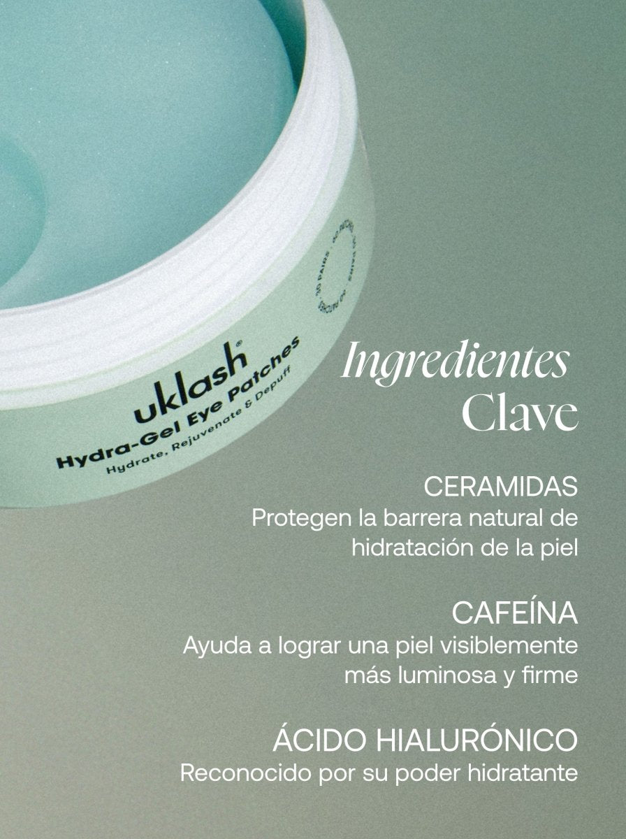 Set Sérum de Crecimiento de Pestañas + Parches de Ojos de Hidrogel - UKLASH España